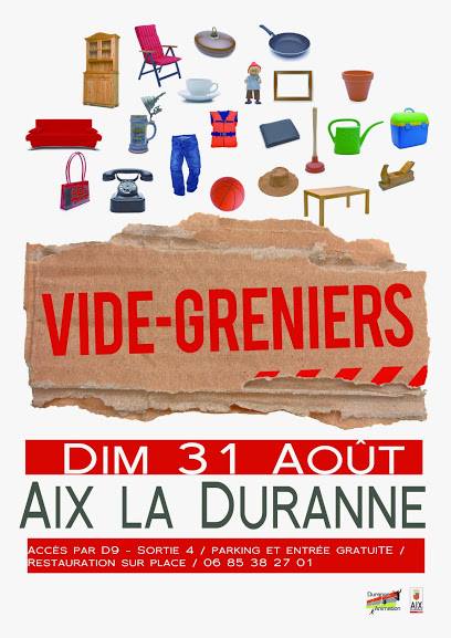 Dixième anniversaire du vide grenier solidaire de la Duranne